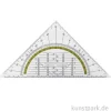 Geodreieck Kunststoff mit Griff, 22 cm
