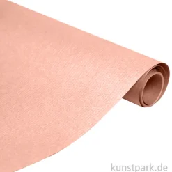 Geschenkpapier Kraft, Pfirsich, 300 x 70 cm
