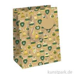 Geschenktasche Forest, Kraft, 21,5 x 10,2 x 25,3 cm