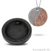 Gießform - Anhänger Rund - Durchmesser 3,9 cm, Stück