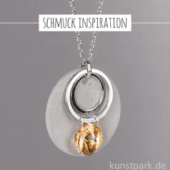 Gießform - Anhänger Rund - Durchmesser 3,9 cm, Stück
