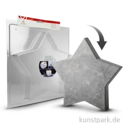 Gießform - Stern groß - 28 x 28 cm, Tiefe 4 cm