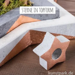 Gießform - Stern groß - 28 x 28 cm, Tiefe 4 cm