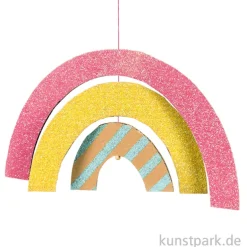 Glitter Mix RAINBOW, Bunt, biologisch abbaubar, 5 x 7g