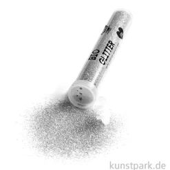 Glitter zum Basteln - Silber, biologisch abbaubar, 10 g