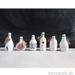 Good old friends - Mini Flaschenvase, Herz