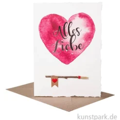 Good old friends - Wasserfarben Karte, Alles Liebe
