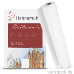 Hahnemühle BRITANNIA Aquarellpapier, 300g, 1,25 x 10 m Rolle