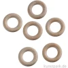 Holzringe für Makramee, 40 mm, 6 Stück