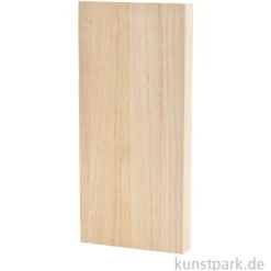 Holztafel zum Aufhängen, Größe 20,6 x 9,6 cm, Dicke 20 mm