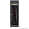 ISAQUA Pinsel Geschenkset - 4 Synthetikpinsel im Holzkoffer