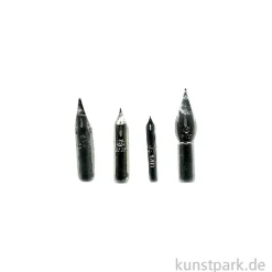 Kalligraphie Set mit 2 Federhaltern + 4 Zeichenfedern