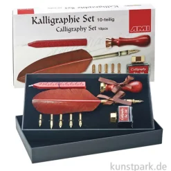 Kalligraphie-Set 10-teilig mit Feder