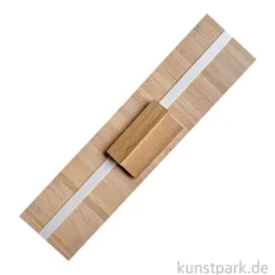 Klötzchenmann Holzklötzchen zum Basteln, Buche, 22x8x80 mm, 78 Stück