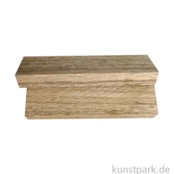 Klötzchenmann Holzklötzchen zum Basteln, Eiche, 22x8x80 mm, 78 Stück