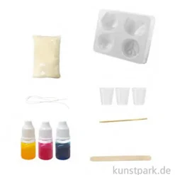 Kreativ-Set Kerzengießen mit 4 Motiven, Farben + Zubehör