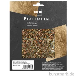 KREUL Blattmetall Flocken - Metallic-Mix, 2g