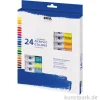 KREUL el Greco Acrylfarben Set - 24 Tuben 12 ml