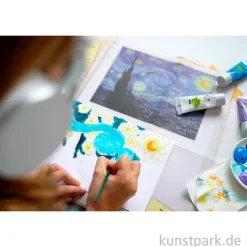 KREUL Meisterfälscher Box Sternennacht - Malset für Kinder