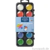 Lefranc & Bourgeois Gouache Farbkasten mit 12 Deckfarben + Pinsel