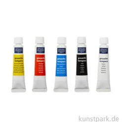Lefranc & Bourgeois Gouachefarben Set, 5 x 10 ml Tuben