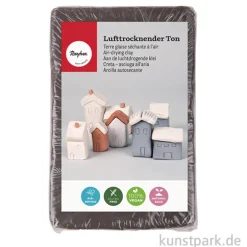 Lufttrocknender Ton, Grau, 1 kg