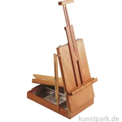 MABEF Tischstaffelei Malkoffer M24, Buchenholz, Neigbar