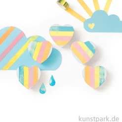 Magic Rainbow Tapes IRISIEREND, 12 mm, 6 Rollen, je 2 m