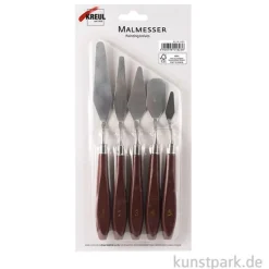 Malmesser Set mit 5 Malspachteln
