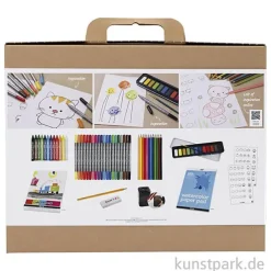 Malset für Kinder - Farben, Stifte + Zubehör zum Ausmalen