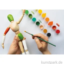 Marabu Acrylfarben Set - Basic, 32 x 3,5 ml + 2 x 59 ml