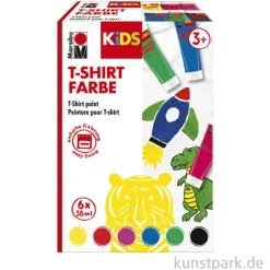 Marabu KiDS T-Shirt Farben Set, 6 x 36 ml