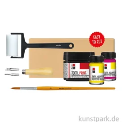 Marabu Soft Linol Print & Colouring Set