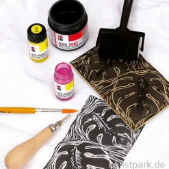Marabu Soft Linol Print & Colouring Set