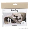 Mini Bastelset Schmuck, Halsketten + Ohrringe mit Wachsperlen