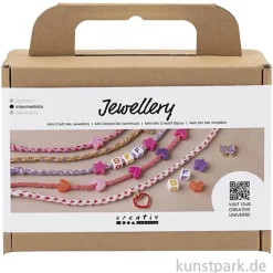 Mini Bastelset Schmuck, Kumihimo Freundschaftsbänder