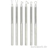 Modellierschlingen Set aus Aluminium mit 6 Werkzeugen
