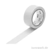 MT Masking Tape Matte White - 15 mm, 7 m Rolle