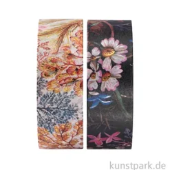 PAPERBLANKS Washi Tape Set - 2 x 10m - Anemone & Floralia