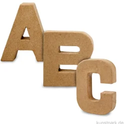 Pappmaché-Buchstaben - handgearbeitet 10 cm