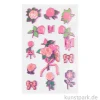 Puffy Sticker - La Vie en Rose, Rosen, 13 Aufkleber