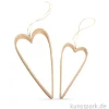 Quilling-Hänger aus Pappmaché - Herzen, 12 - 16 cm, 2 Stück