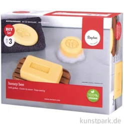 Rayher Seifengießset Honey Bee mit Seife, Formen und Zubehör
