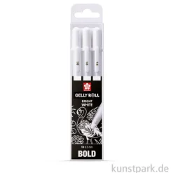 Sakura Gelly Roll 3er Set - weiß Bold