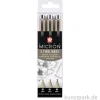 Sakura PIGMA Micron Set - 3 Fineliner 0,3-0,5 mm, Schwarz