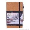 Sakura Skizzenbuch, Kork, 80 Blatt, Cremeweiß, 140g + Pigma Micron PN