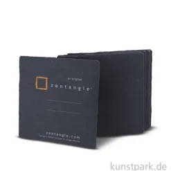 Sakura ZENTANGLE Papier, 20 schwarze Kacheln, 89 mm