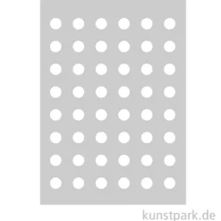 Schablone - Muster Punkte, Dots, A5