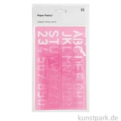Schablonen - Buchstaben und Zahlen