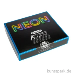 Schmincke AKADEMIE Acryl Set - Neonfarben, 5 x 60 ml